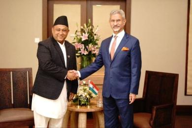 परराष्ट्रमन्त्री खनाल र भारतीय विदेशमन्त्री जयशंकरबीच भेटवार्ता